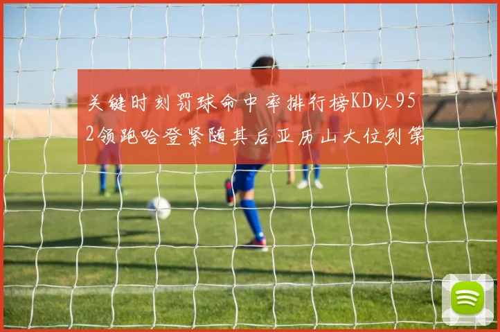 关键时刻罚球命中率排行榜KD以952领跑哈登紧随其后亚历山大位列第六